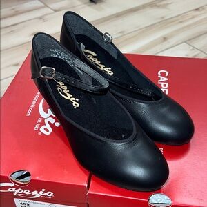 Capezio Suede JR Footlights 459 BLK